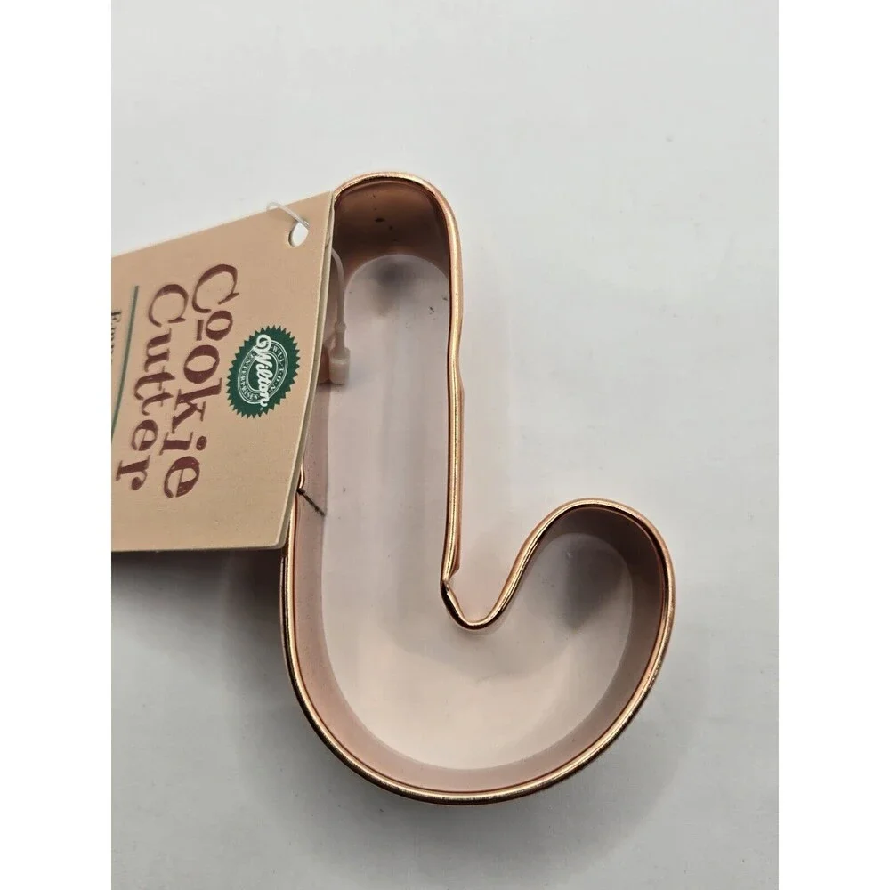 WILTON SOLID COPPER Candy Cane COOKIE CUTTER